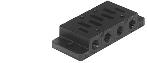 5802710000 (BASE PLATE ISO2-SIMPLE-G1/4-LA) AVENTICS - Einzelanschlussplatte, Anschlüsse seitlich