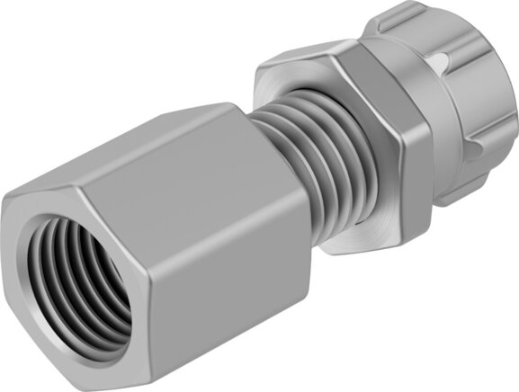 QCK-1/4-PK-6-B (9426) Bulkhead quick connecto