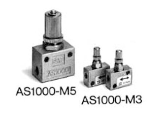 AS1000-M3 SMC Standard-Drosselrückschlag