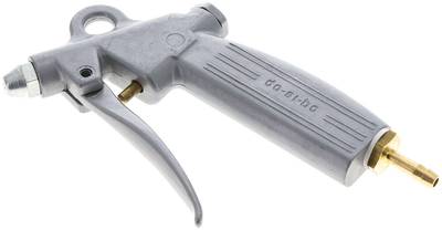 Pistolet de soufflage avec buse courte Ø 1,5 (Standard) doseur en aluminium, Embout de tuyau 6 (1/4"