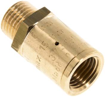 vanne de réduction de pression pour pistolet de soufflage G 1/4" (fil. femelle / fil. mâle)