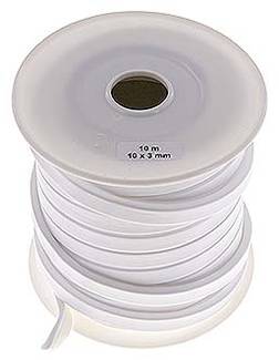 Bande de joint plat PTFE 10 x 3mm, Bobine de 10 m