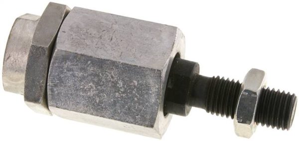 Raccord flexo M 12, Acier galvanisé