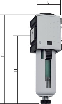 Filtre submicronique 0,01 µm Futura