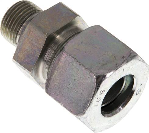 Raccord fileté à bague coupante, droit G 3/8 a 3/4"-16 S (M2