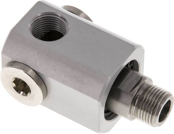 Distributeur rotatif G 1/4 a 3/8 a 3/8"(fil. mâle)-4x G 1/4"