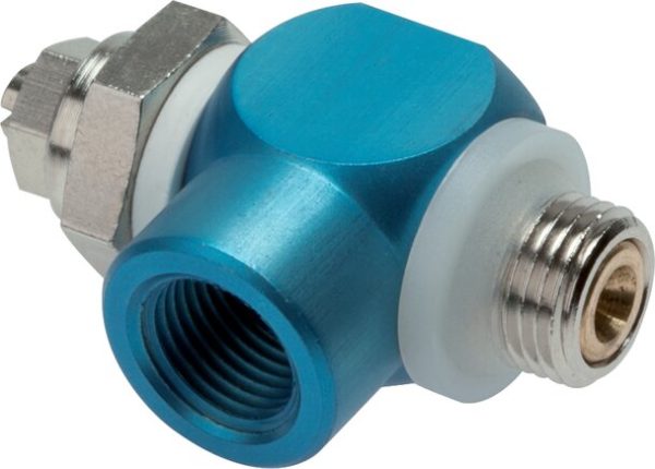 Régulateur de débit unidirectionnel G 1/8 a 1/4", Contrôle d