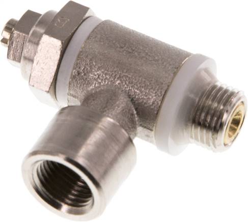 Régulateur de débit unidirectionnel G 1/8 a 1/4", Contrôle d