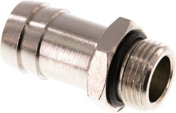 Raccord cannelé fileté avec joint torique G 3/8 a 1/2"-16 a