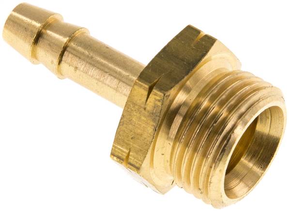 Raccord cannelé fileté avec filetage à gauche G 1/4 a 3/8" L
