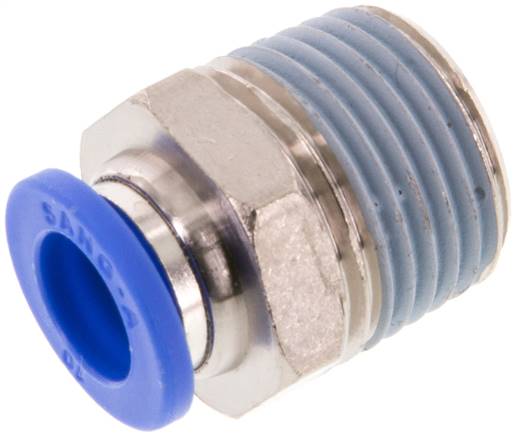 Raccord enfichable droit fileté R — série IQSG