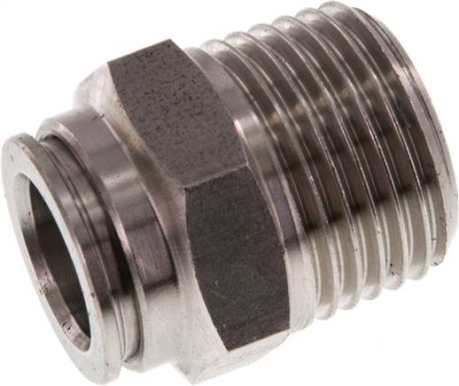 Raccord enfichable droit R IQS inox — série IQSG