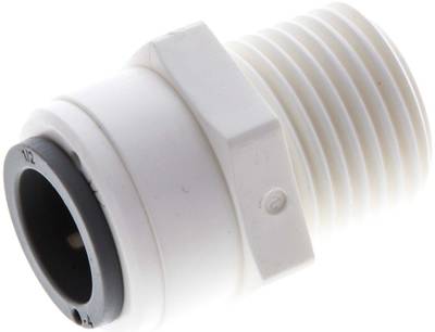 Raccord enfichable droit R IQS-LE EPDM — tube en pouces