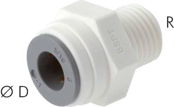 Raccord enfichable droit NPT IQS-LE EPDM — série IQSG