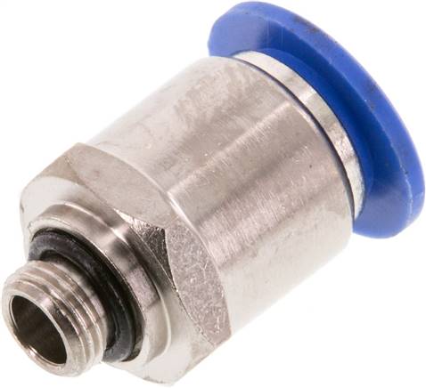 Raccord enfichable droit G 1/8 a 1/4"-12mm, IQS-Standard
