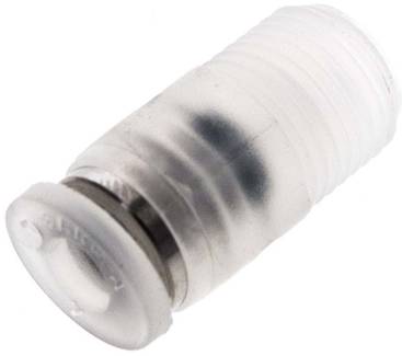Raccord enfichable droit R 1/8 a 1/4"-4mm, IQS-PP