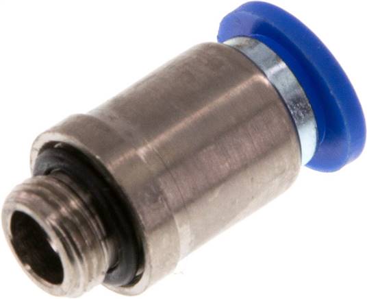 Raccord enfichable droit G 1/8"-6 a 12 mm, IQS standard à si