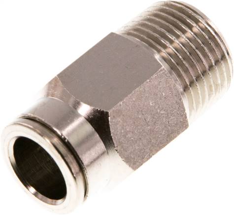 Raccord enfichable droit R 1/4 a 3/8"-10mm, IQS-MSV (Standar