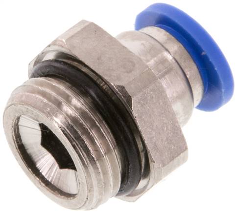 Raccord enfichable droit G 1/8 a 3/8"-8mm, IQS-Standard