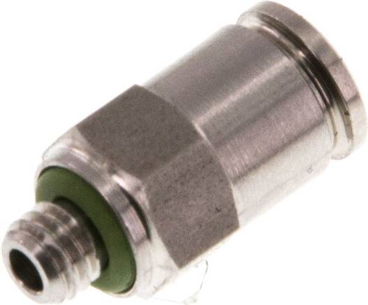 Raccord enfichable droit métrique IQS inox — IQSG M54 ES