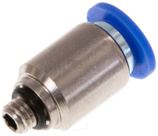raccord enfichable droit M 5-6 mm, IQS standard à six pans c