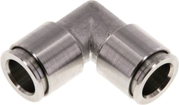 Raccord enfichable coudé IQS inox — série IQSL