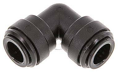 Raccord enfichable coudé IQS-FDA — série IQSL