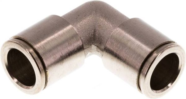 Raccord enfichable coudé tube à tube IQS-MSV haute température — série IQSL