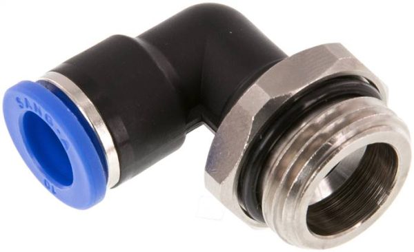 Raccord enfichable coudé G IQS standard — série IQSL