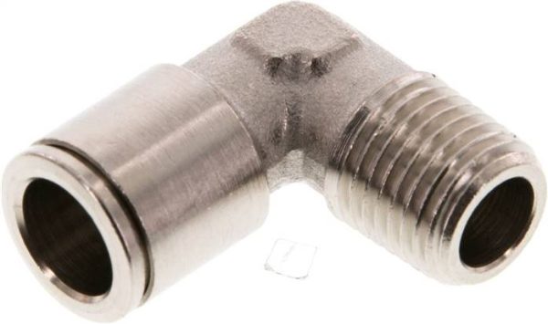 Raccord enfichable coudé fixe R IQS-MSV — série IQSL