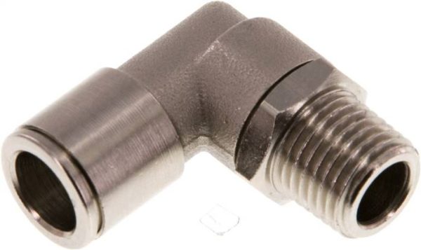 Raccord enfichable coudé R IQS-MSV standard — série IQSL