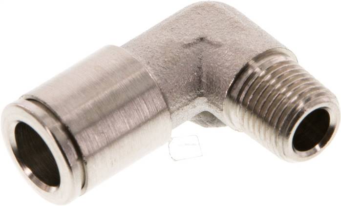Raccord enfichable coudé, fixe R 1/8 à 1/4"-8mm, IQS-MSV (standard)