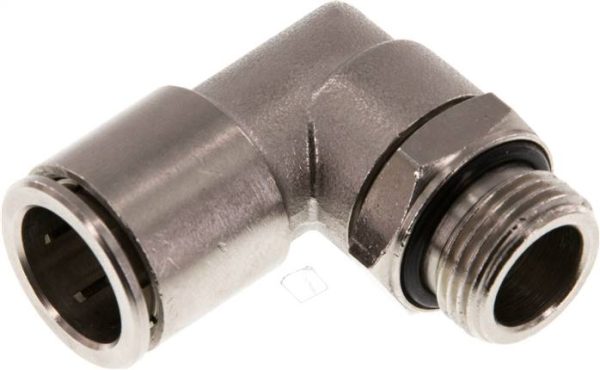 Raccord enfichable coudé T G 3/8 a 1/2"-14mm, IQS-MSV (Stand