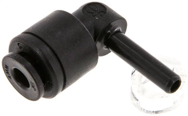 Raccord enfichable coudé à jonction IQS-FDA — série IQSL
