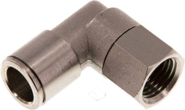 Raccord enfichable coudé femelle G IQS-MSV — série IQSLF