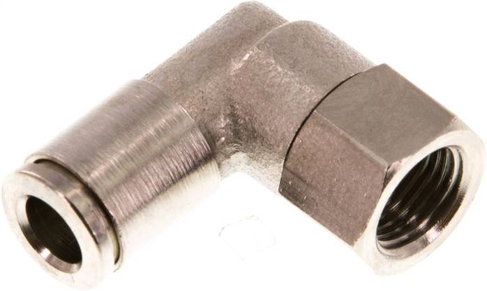 Raccord enfichable coudé, femelle G 1/8 à 1/4"-6mm, IQS-MSV (Standard)