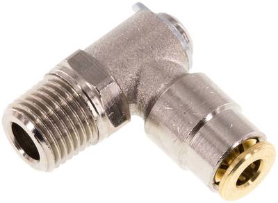 Raccord instantané coudé orientable métrique haute pression — série IQSL