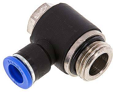 Raccord enfichable coudé fileté G — série IQSLV