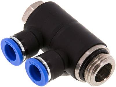 Distributeur multiple enfichable double fileté G — série IQSLV2