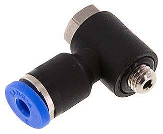 Raccord enfichable coudé métrique IQS standard — série IQSLV
