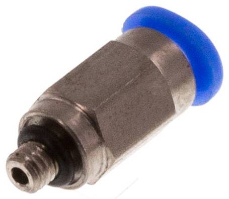 Raccord enfichable droit métrique IQS mini — série IQSM
