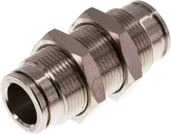 Raccord enfichable passe-cloison IQS-MSV haute température — série IQSS