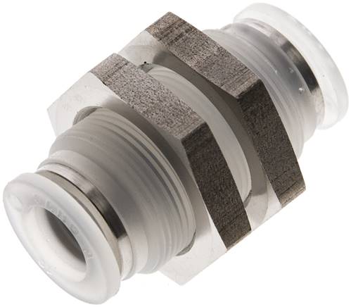 Raccord enfichable passe-cloison IQS-PP — série IQSS