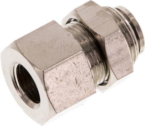Raccords enfichables passe-cloison avec FF. G 1/8 a 1/4"-6mm
