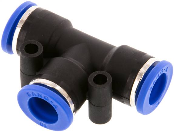 Raccord enfichable en T IQS standard — tube à tube