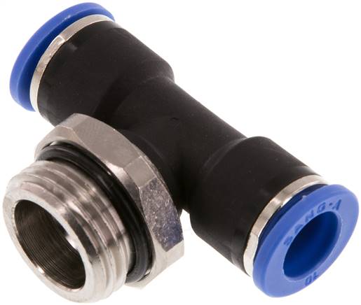 Raccord enfichable en T fileté G IQS standard