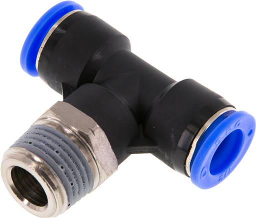 Raccord enfichable en T NPT IQS-Inch — série IQST