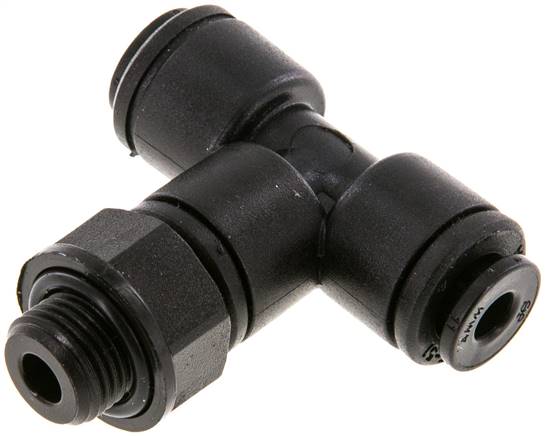 Raccord enfichable T G 1/8 a 1/4"-4mm, IQS-FDA