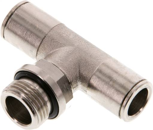 Raccord enfichable en T G 1/4 a 3/8"-10mm, IQS-MSV (Standard