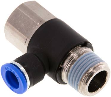 Raccord enfichable coudé femelle/mâle R — série IQSTF